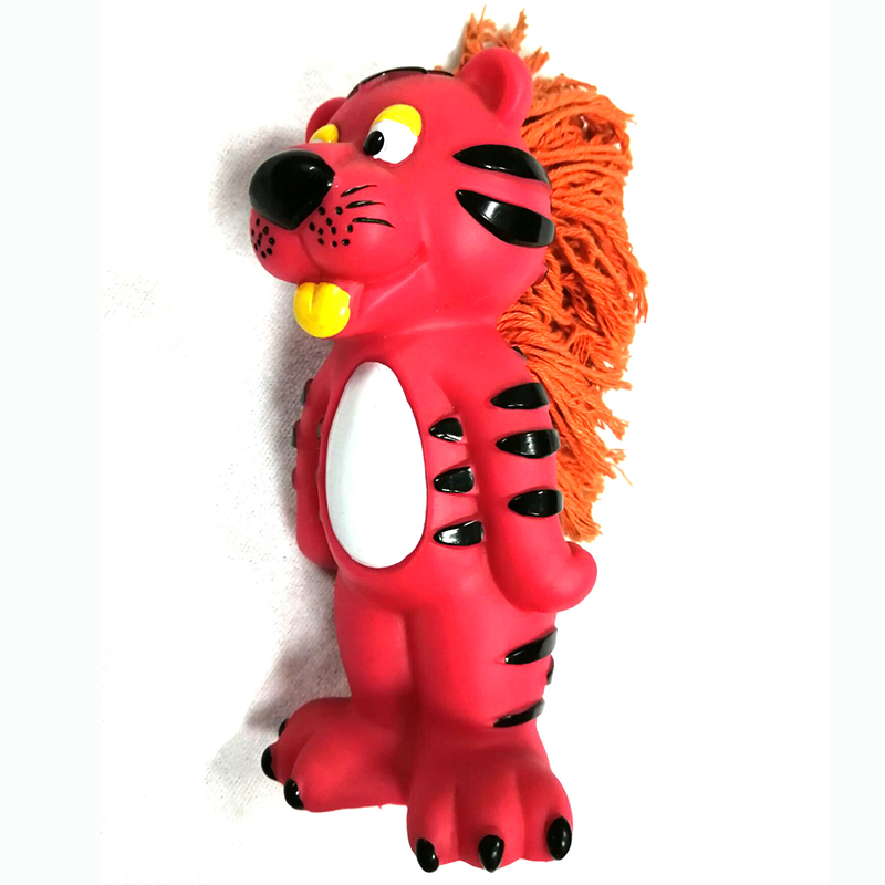 Interaktivní vinylová psí žvýkací hračka odolná pvc pet hračka s pískačem
